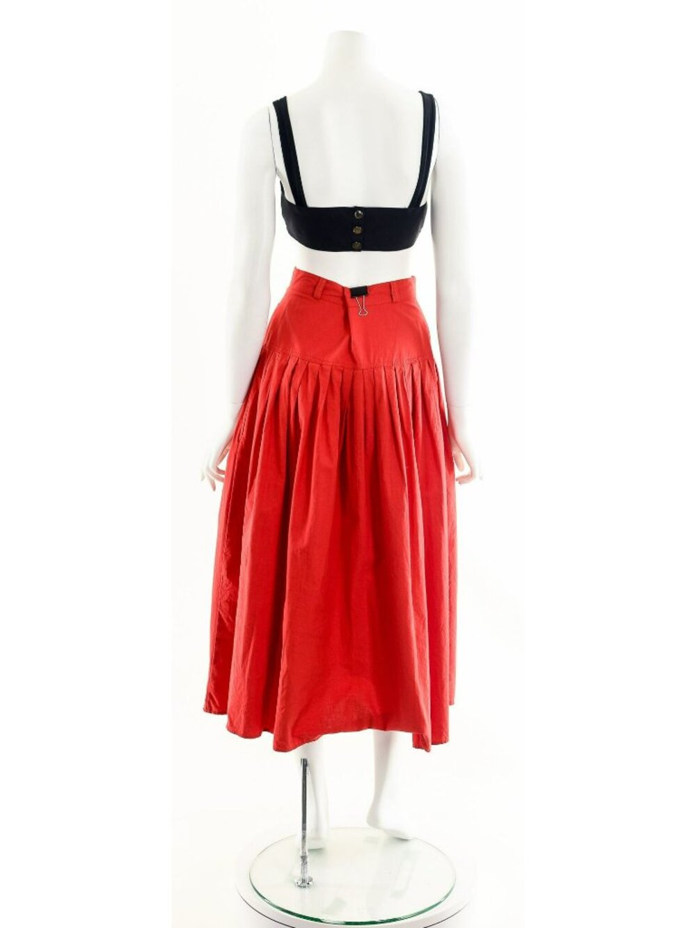 Cotton Midi Skirt - Picture 7 of 10